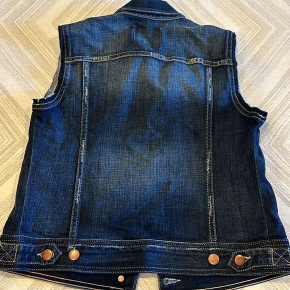 Joe’s Jeans Women’s Denim Distressed Vest - Picture 7 of 7